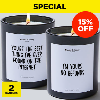 Romantic Candle - Online Love Bundle (2 Candles)