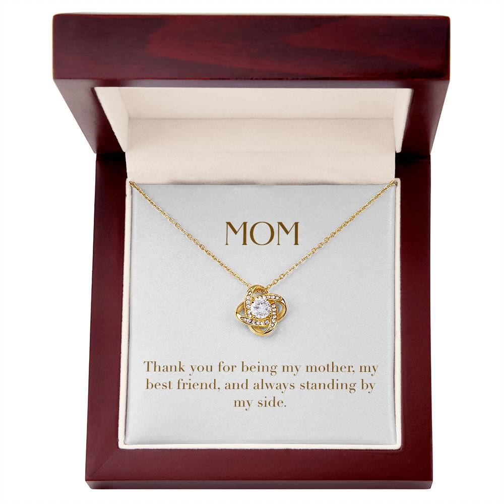 Unity Knot Necklace - Thank You for Being My Mother