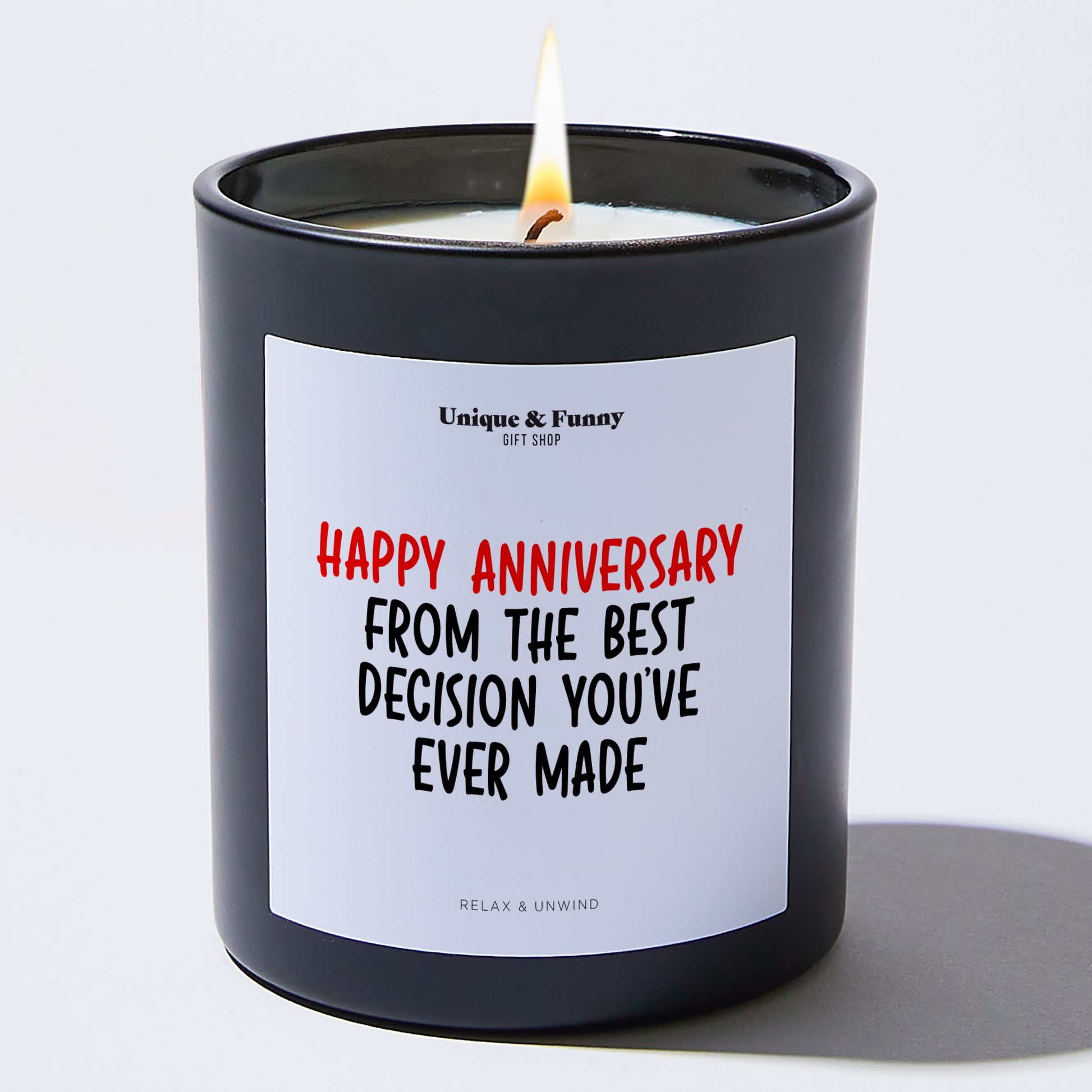 Anniversary Happy Anniversary from the Best Decision You've Ever Made - Unique and Funny Gift Shop