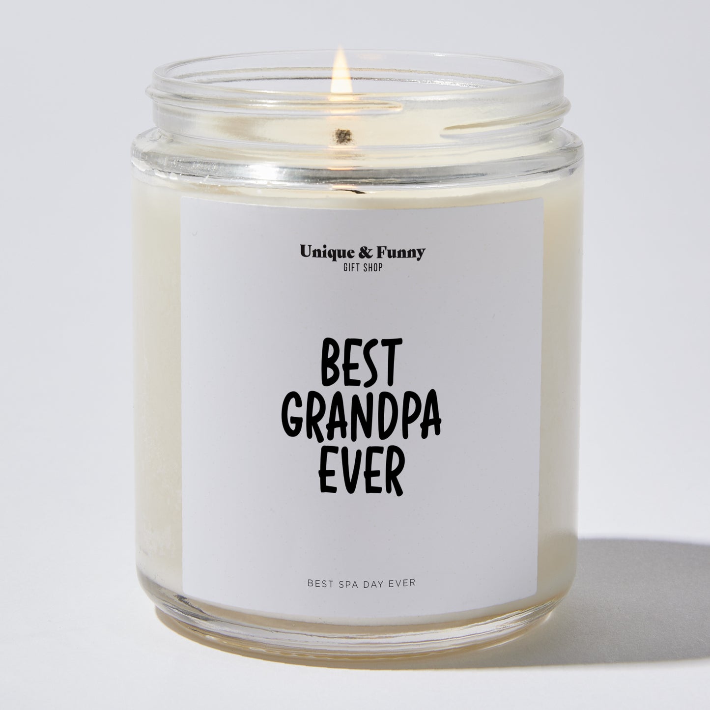 Best Gift for Dad - Best Grandpa Ever - Candle