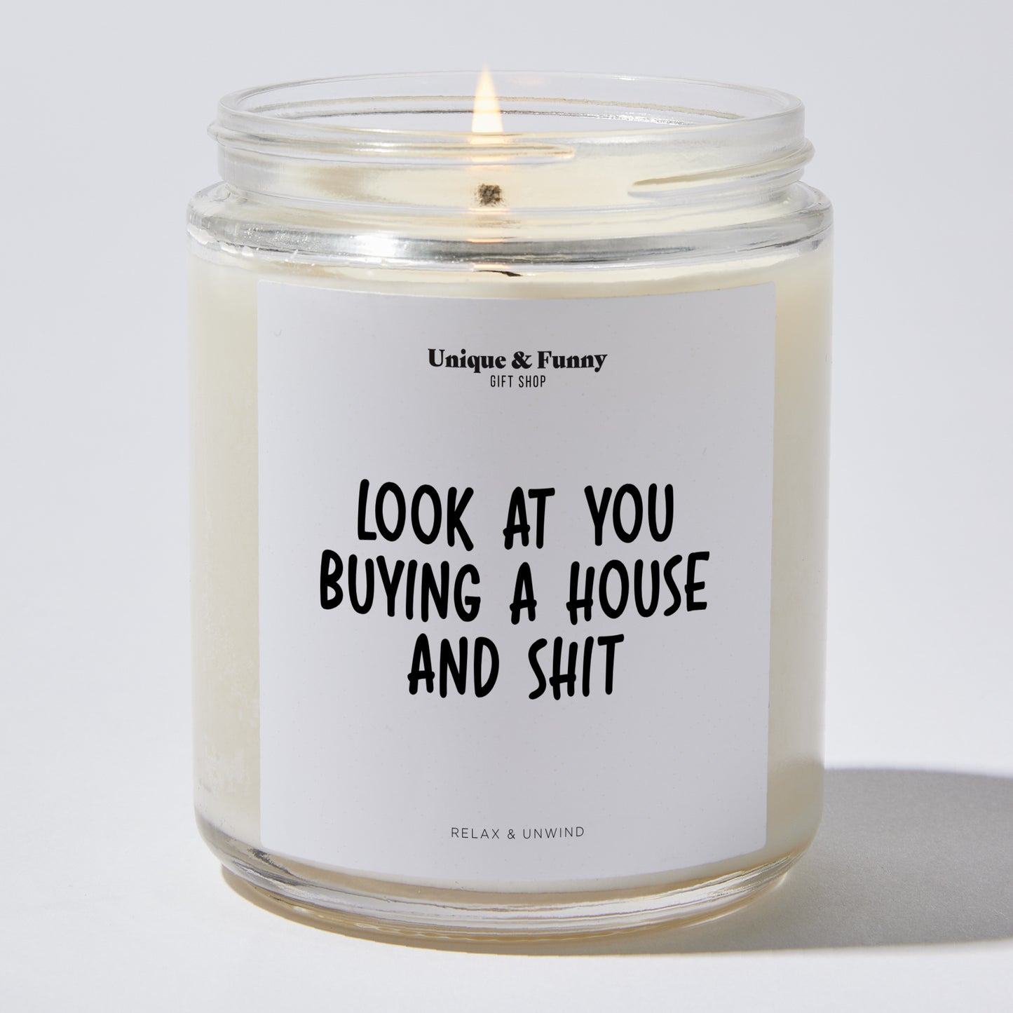 New Home Gift - Look At You Buying A House And Shit - Candle