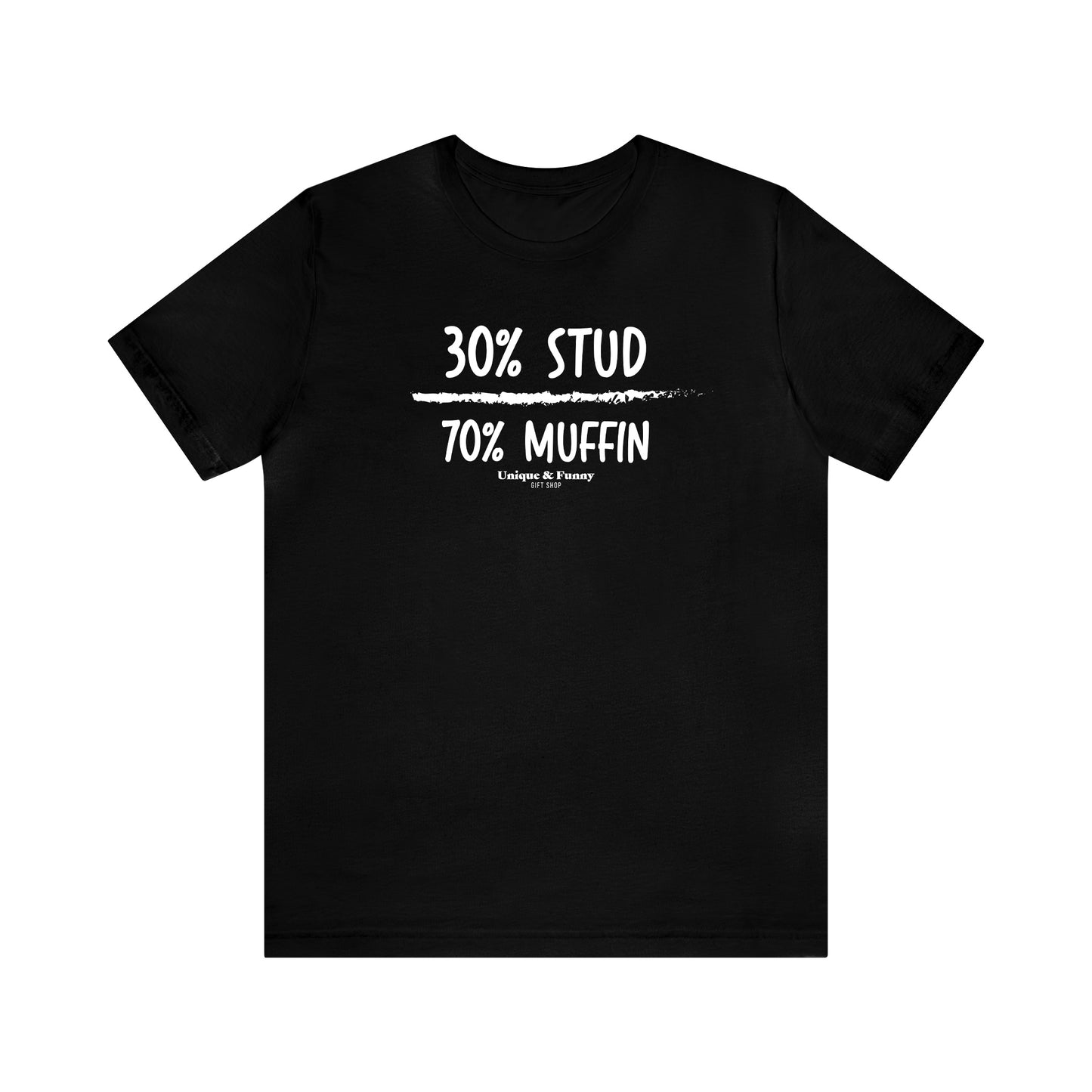 Mens T Shirts - 30% Stud 70% Muffin - Funny Men T Shirts