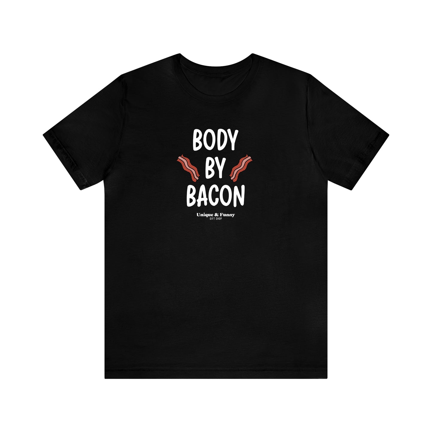 Mens T Shirts - Body by Bacon - Funny Men T Shirts