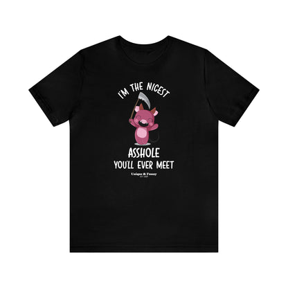 Mens T Shirts - I'm the Nicest Asshole You'll Ever Meet - Funny Men T Shirts