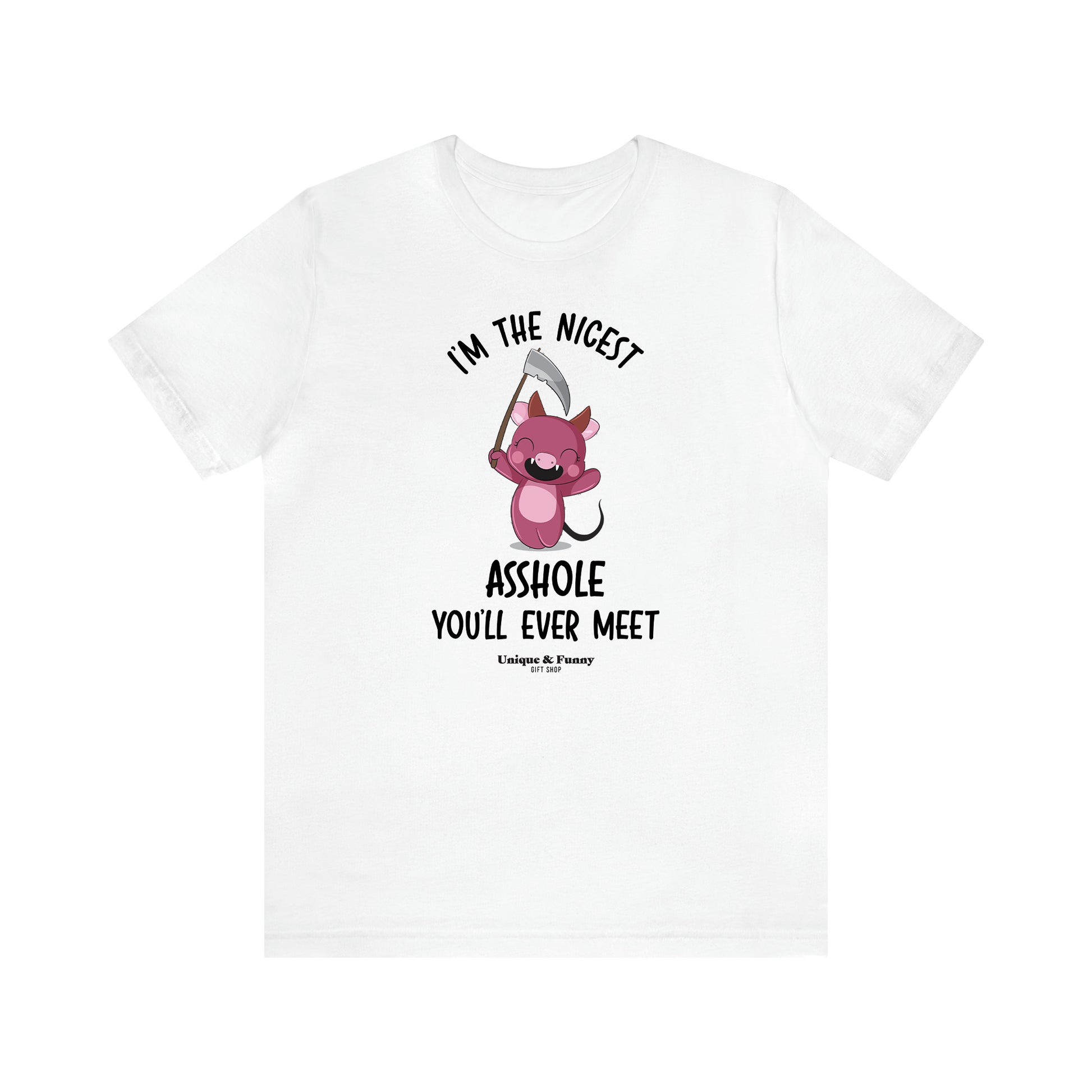 Men's T Shirts I'm the Nicest Asshole You'll Ever Meet - Unique and Funny Gift Shop