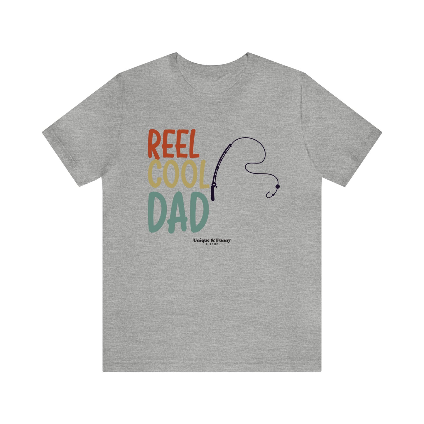 Mens T Shirts - Reel Cool Dad - Funny Men T Shirts