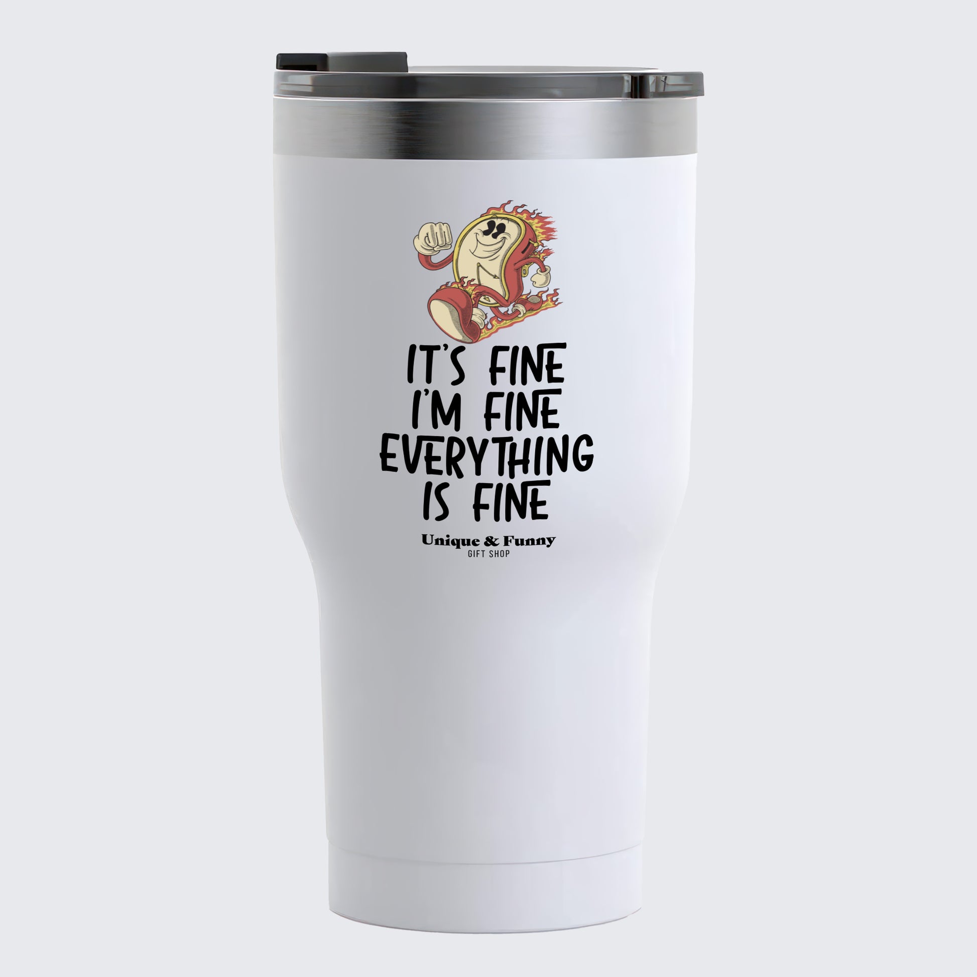 Coffee Tumbler I Make the Decisions Around Here Just Let Me Ask My Wife - Unique and Funny Gift Shop