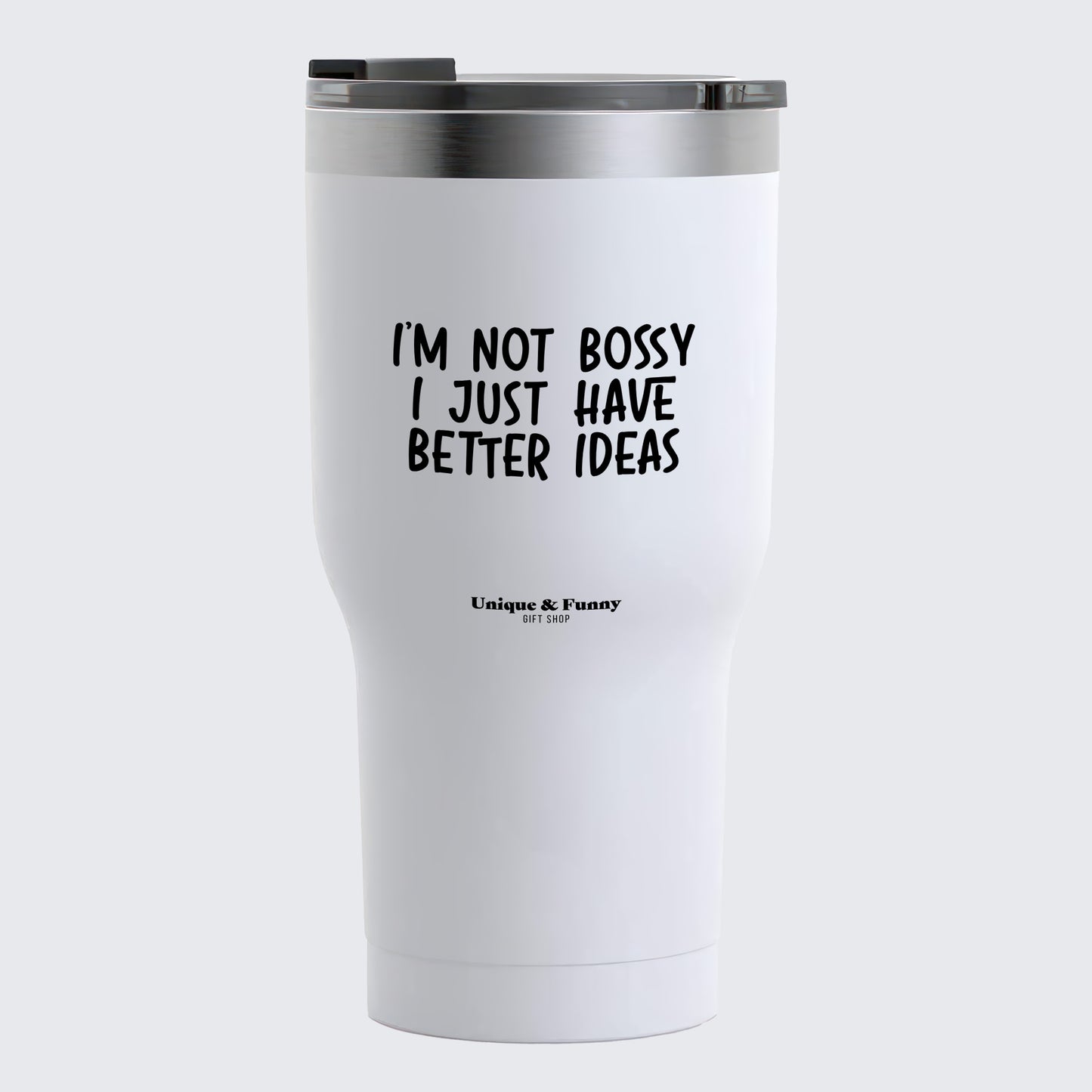 Coffee Tumbler I Make the Decisions Around Here Just Let Me Ask My Wife - Unique and Funny Gift Shop