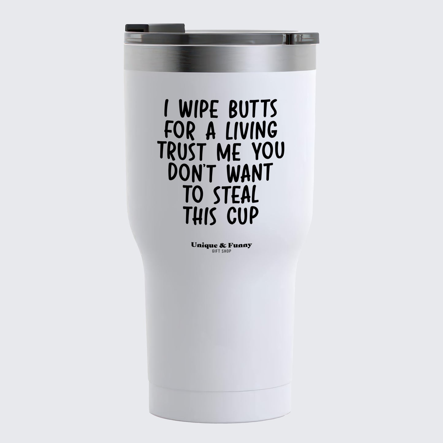 Coffee Tumbler I Make the Decisions Around Here Just Let Me Ask My Wife - Unique and Funny Gift Shop