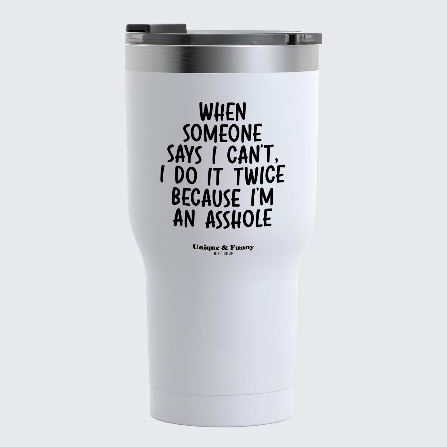 Coffee Tumbler I Make the Decisions Around Here Just Let Me Ask My Wife - Unique and Funny Gift Shop