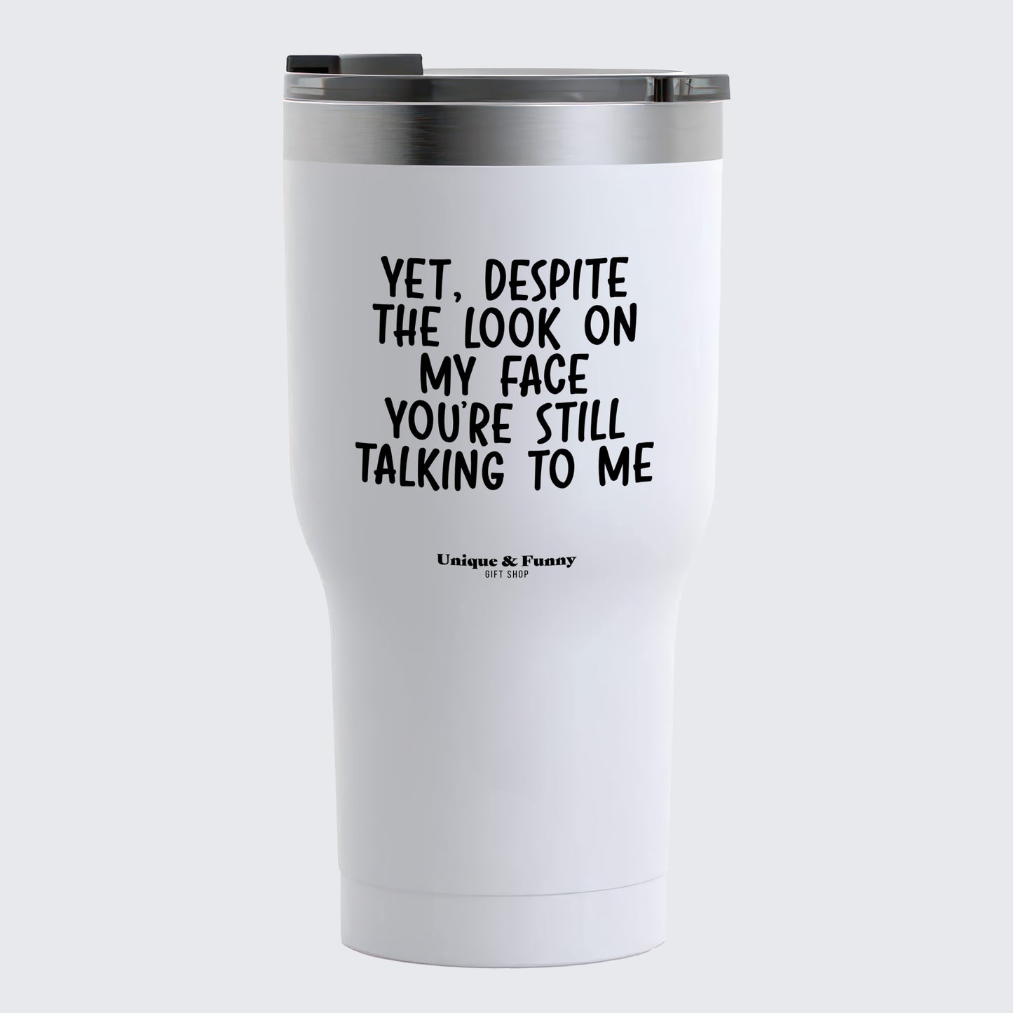 Coffee Tumbler I Make the Decisions Around Here Just Let Me Ask My Wife - Unique and Funny Gift Shop