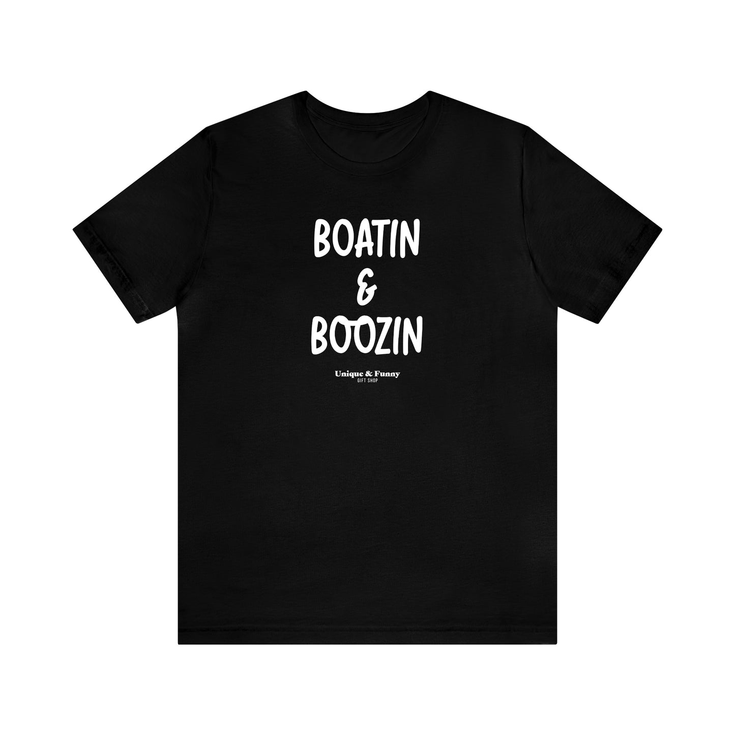 Funny Shirts for Women - Boatin & Boozin - Women’s T Shirts