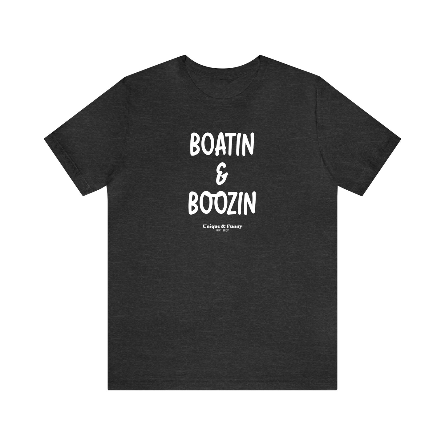 Funny Shirts for Women - Boatin & Boozin - Women’s T Shirts