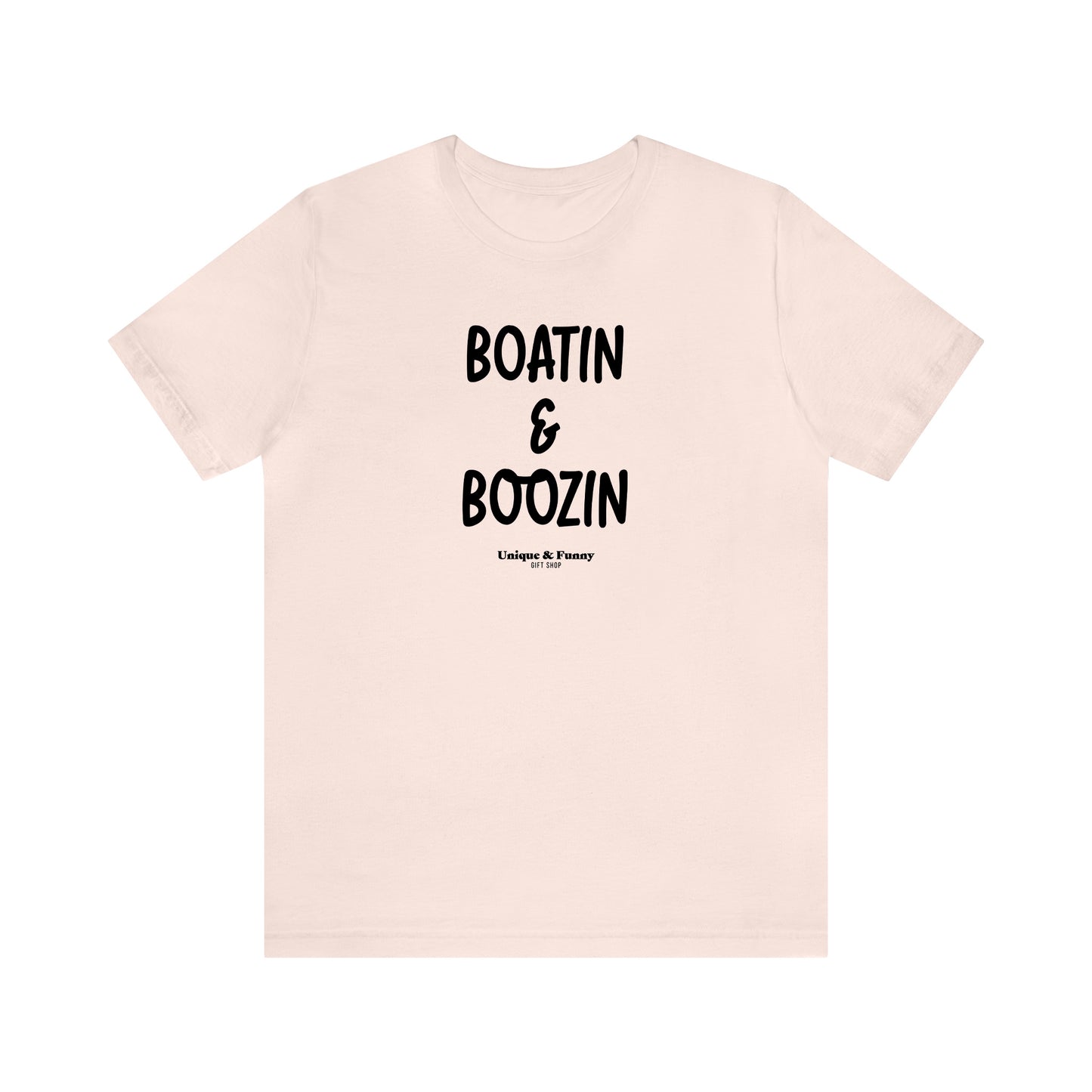 Funny Shirts for Women - Boatin & Boozin - Women’s T Shirts