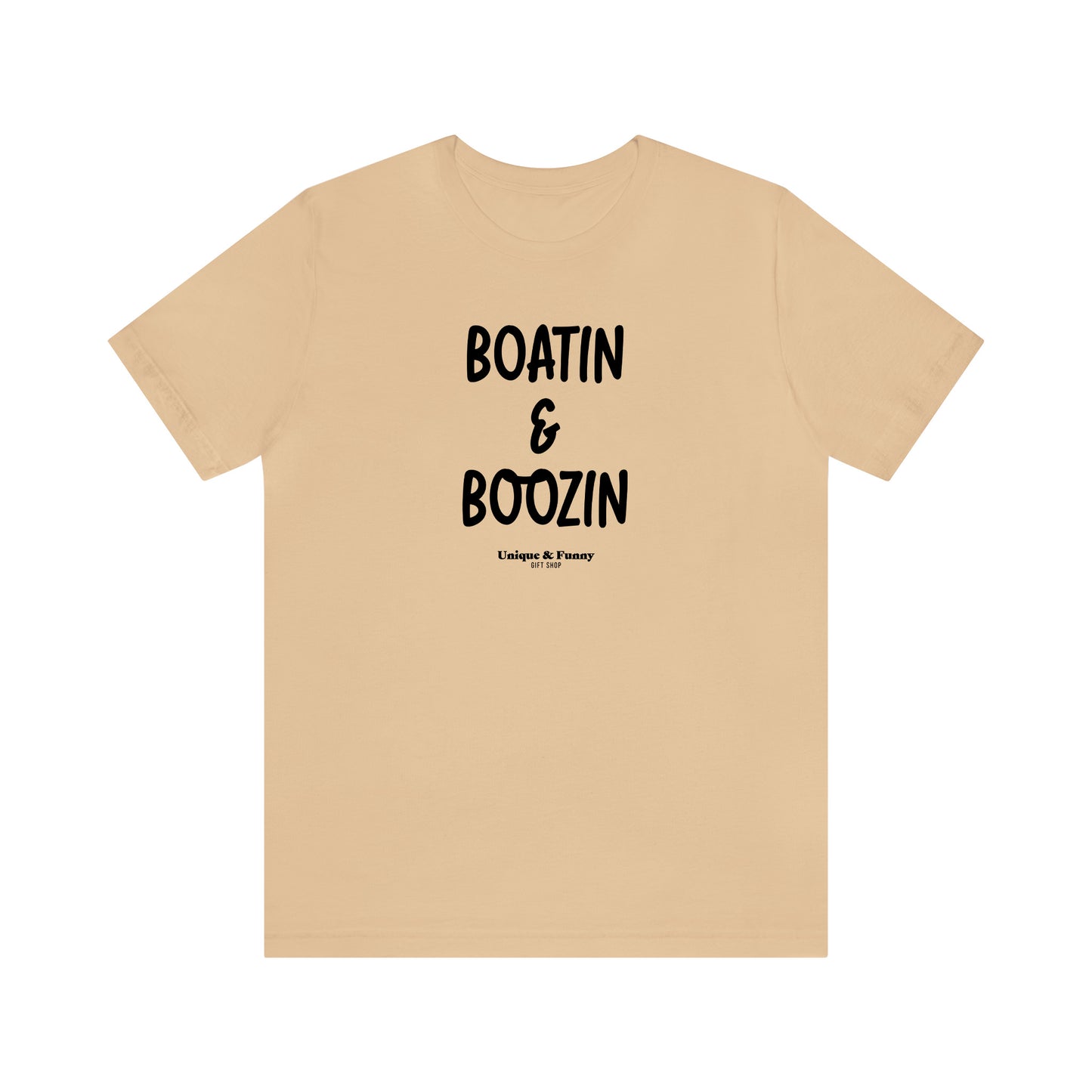 Funny Shirts for Women - Boatin & Boozin - Women’s T Shirts