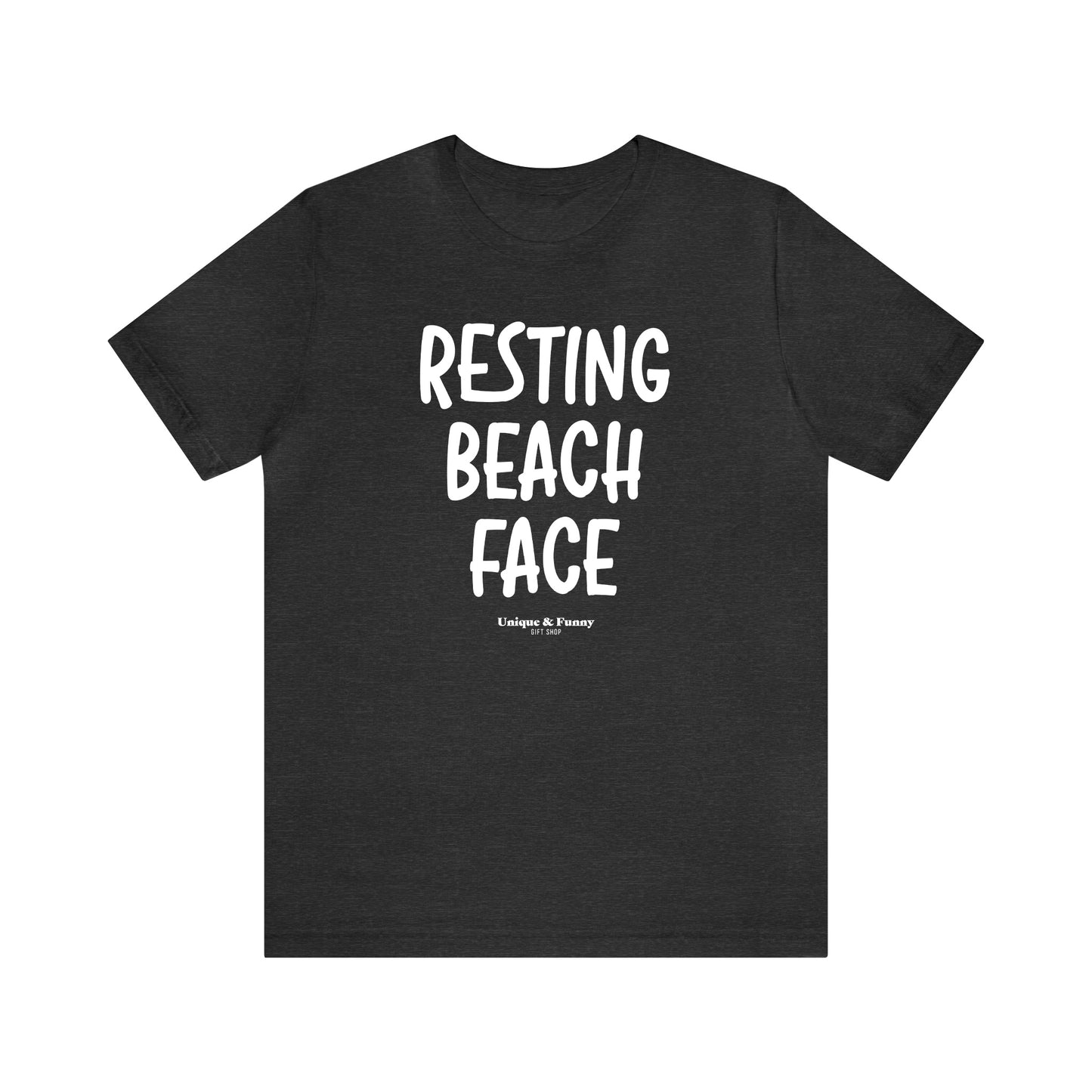 Funny Shirts for Women - Resting Beach Face - Women’s T Shirts