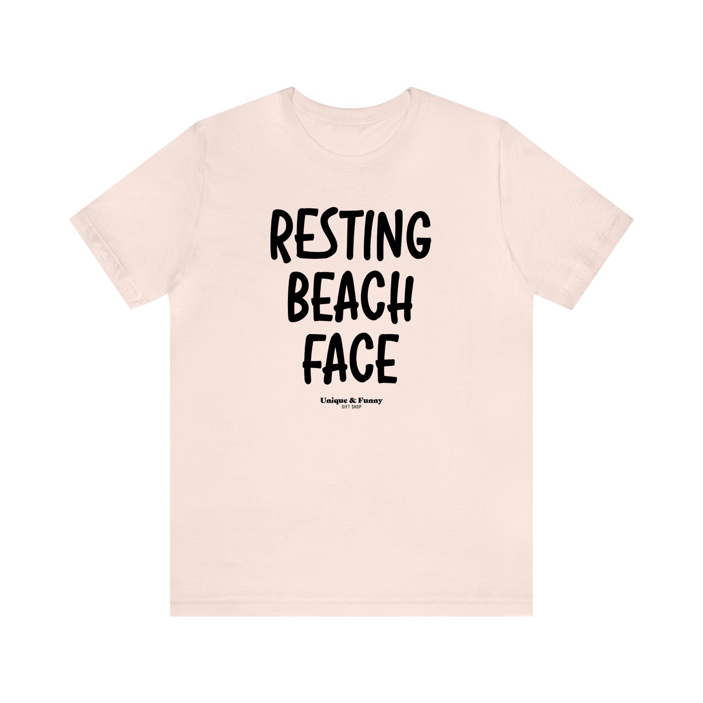 Funny Shirts for Women - Resting Beach Face - Women’s T Shirts