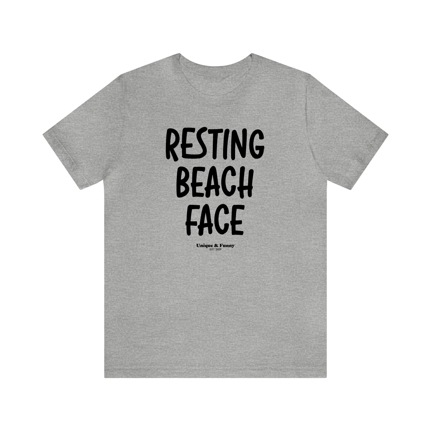 Funny Shirts for Women - Resting Beach Face - Women’s T Shirts