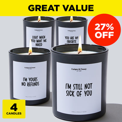 Romantic Candle - Ultimate Treat Bundle (4 Candles)